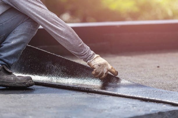 Professional Waterproofing technician working in Ravenna, OH